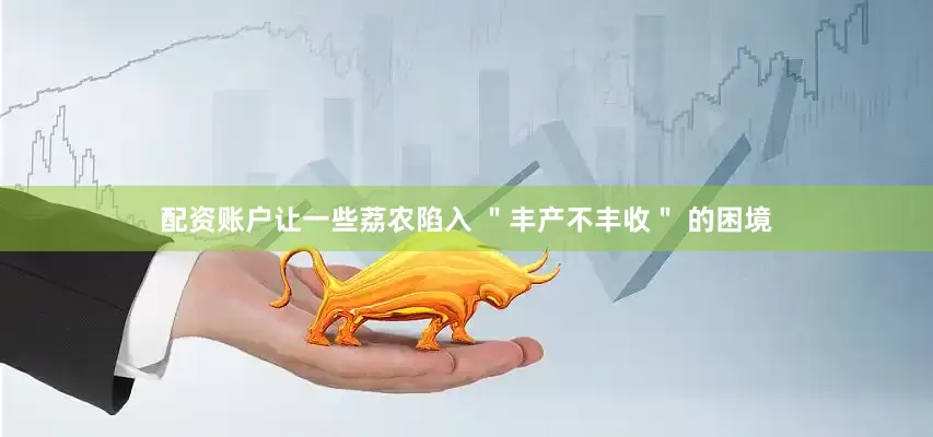 配资账户让一些荔农陷入 ＂丰产不丰收＂ 的困境