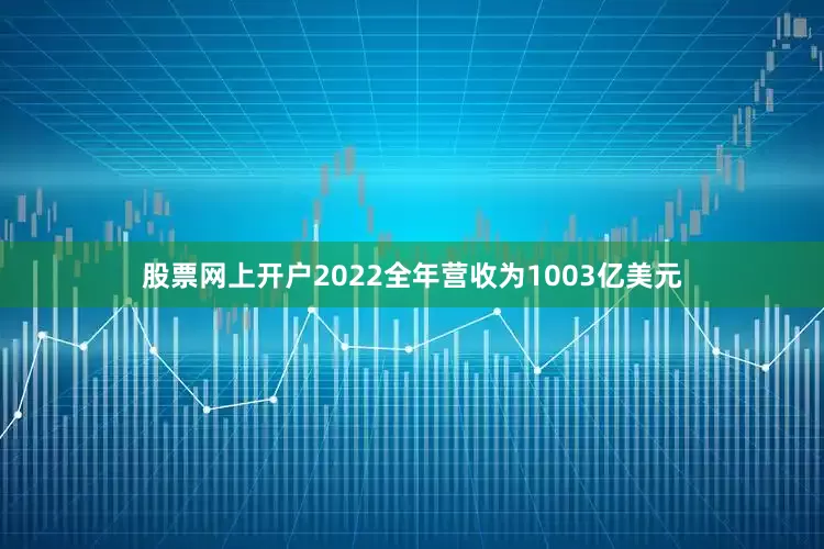 股票网上开户2022全年营收为1003亿美元